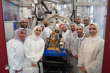 As part of the Emirates Lunar Mission, the 10-kilogram robotic explorer – which has been built in the UAE by Emirati engineers working with the Mohammed Bin Rashid Space Centre (MBRSC) - will send back images and collect data on lunar soil and dust once it reaches the Red Planet. (Supplied)