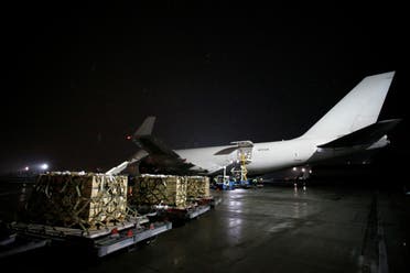 US military aid arrives in Ukraine in February 2022 - photo by Reuters