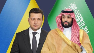 ولي العهد السعودي ، محمد بن سلمان ، زيلينسكي ، الرئيس الأوكراني 