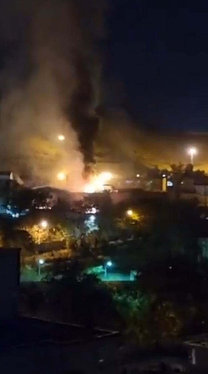 حريق في سجن ايفين حريق في سجن ايفين