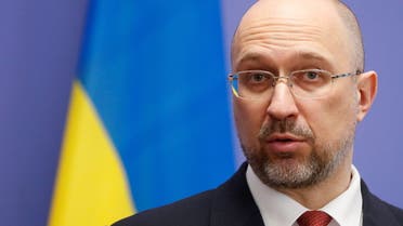 Ukrainian Prime Minister Denys Shmygal speaks during a news briefing in Kyiv, Ukraine on February 1, 2022. (File photo: Reuters)