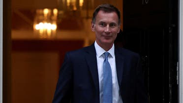 New Chancellor of the Exchequer Jeremy Hunt leaves 10 Downing Street in London, Britain, October 14, 2022. (File Photo: Reuters)