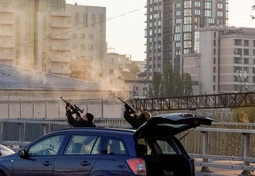 On Monday, the Ukrainian police try to stop the demonstrations in the sky of Kiev