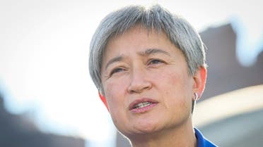 FILE PHOTO: Australian Foreign Minister Penny Wong speaks during a news conference on the sidelines of the 77th United Nations General Assembly at U.N. headquarters in New York City, New York, U.S., September 20, 2022. REUTERS/Brendan McDermid/File Photo