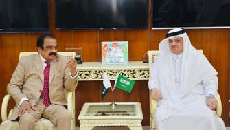 سعودی وزارت داخلہ کے وفد کی وزیر داخلہ رانا ثنا اللہ سے ملاقات