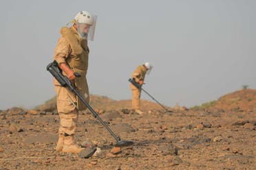 مشروع مسام يعمل على نزع الألغام في اليمن