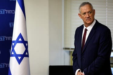 “When will we stop? When blood is spilled?” asked National Unity party leader Benny Gantz and warned against neutering the judiciary to avoid a threat to democracy that could spark civil strife. (File photo: Reuters)