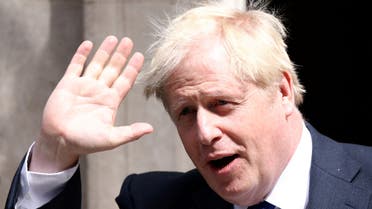 FILE PHOTO: British Prime Minister Boris Johnson walks at Downing Street in London, Britain July 6, 2022. REUTERS/Henry Nicholls/File Photo