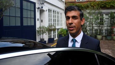 British Conservative MP Rishi Sunak leaves his home address in London, Britain, October 21, 2022. REUTERS/Toby Melville