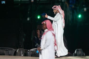 Presidente de la Junta Directiva de la Autoridad General de Entretenimiento en el Reino de Arabia Saudita Turki bin Abdul Al-Sheikh al comienzo de la temporada de Riyadh 2022. (SPA)