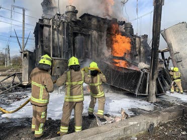 إخماد حريق السبت بعد قصف روسي على ريفين