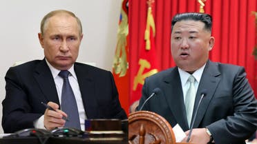 File photos of Russian President Vladimir Putin (L) and North Korea's Supreme Leader Kim Jong Un (R). (Reuters)