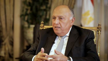 Egypt’s Foreign Minister Sameh Shoukry. (WAM)