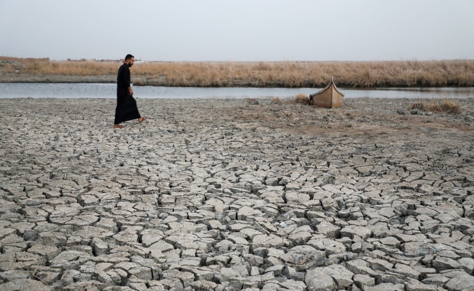 الجفاف في العراق (أ ف ب)