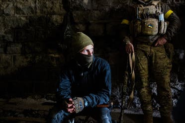 Ukrainian soldiers in Dombas