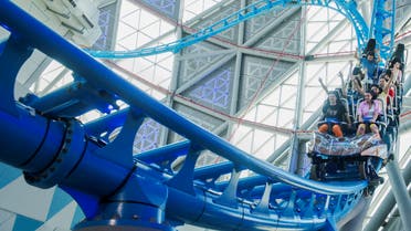The Storm Coaster receives a Guinness World Record Certificate. (Supplied)