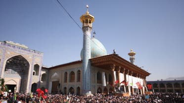 Shah Cheragh shrine of Shiraz on April 15, 2008 during the funeral of the people who were killed in a mosque blast on April 12 in the southern city of Shiraz. (File photo: AFP)