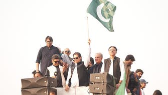 چئیرمین تحریک انصاف کی قیادت میں لاہور سے لانگ مارچ کا آغاز