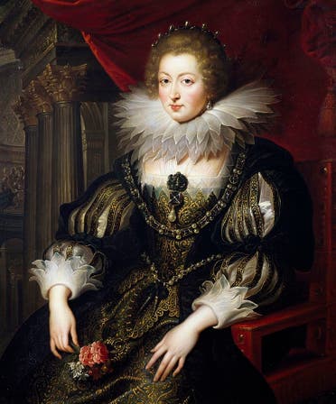 لوحة تجسد الملكة آنا النمساوية