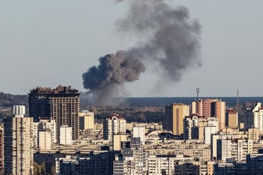 قصف سابق على كييف