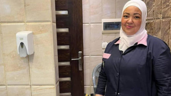 He returned a check for a million pounds.  An Egyptian cleaning lady disturbs communication