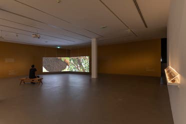 Installation view of Navjot Altaf: Pattern at Ishara Art Foundation, 2022. Image courtesy Ishara Art Foundation. Photo by Ismail Noor/Seeing Things.