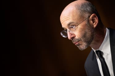 Robert Malley, Biden administration special envoy for Iran, testifies about the JCPOA (Joint Comprehensive Plan of Action) during a hearing of the Senate Foreign Relations on Capitol Hill May 25, 2022, in Washington, DC. (File photo: AFP)