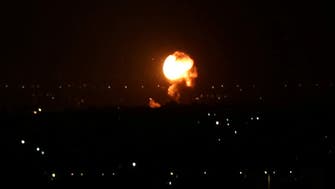 Israeli aircraft strikes several targets in Gaza Strip