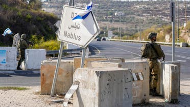 جندي إسرائيلي في نابلس