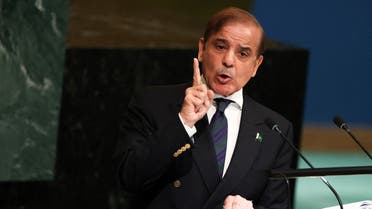 Pakistan's Prime Minister Muhammad Shehbaz Sharif addresses the 77th United Nations General Assembly at UN headquarters in New York City, New York, US, September 23, 2022. (File photo: Reuters)