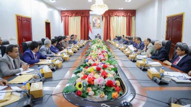 اجتماع مجلس الوزراء اليمني (من سبأ)