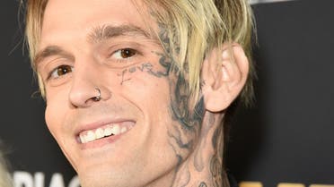 Aaron Carter attends WE tv Celebrates The 100th Episode Of The Marriage Boot Camp Reality Stars Franchise And The Premiere Of Marriage Boot Camp Family Edition at SkyBar at the Mondrian Los Angeles on October 10, 2019 in West Hollywood, California. Presley Ann/Getty Images for WE tv /AFP / Getty Images via AFP / GETTY IMAGES NORTH AMERICA / Presley Ann