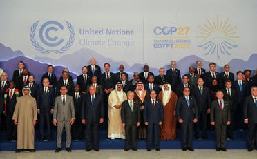 World leaders at COP27 in Egypt. (Reuters)