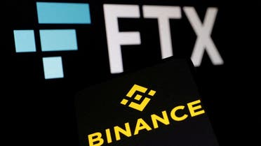 Binance and FTX logos are seen in this illustration taken, November 8, 2022. (Reuters)