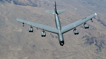 Two B-52H Stratofortress aircraft flew over the Middle East, Nov. 10, 2022. (CENTCOM)