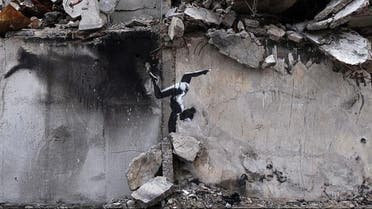 Thieves Tried to Cut Banksy Mural From a Wall in War-Torn