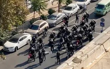 حضور نیروهای پلیس در خیابانهای تهران