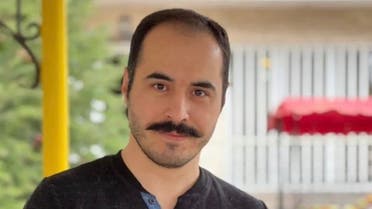  An image of jailed Iranian freedom of speech campaigner Hossein Ronaghi. (Twitter/@merrrrsaa)