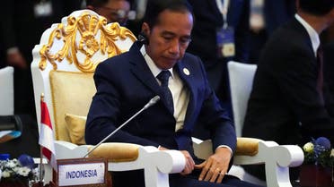Indonesian President Joko Widodo attends a meeting with representatives of ASEAN Business Advisory Council (ASEAN-CAB) during the ASEAN Summit in Phnom Penh, Cambodia November 10, 2022. (Reuters)