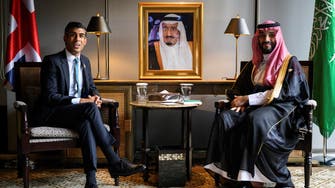UK’s Rishi Sunak discusses energy market stability with Saudi Arabia’s Crown Prince