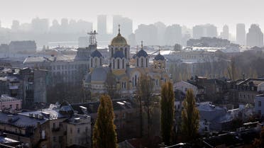 St. Volodymyr's Cathedral is seen, as Russia's attack on Ukraine continues, in Kyiv, Ukraine November 12, 2022. REUTERS/Murad Sezer