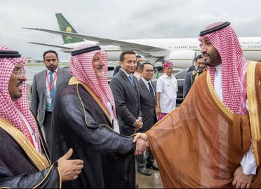 Saudi Arabia's Prime Minister and Crown Prince Mohammed bin Salman leaves Indonesia after participating in the G20 summit. (Twitter)