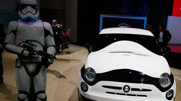 A Concept Fiat 500e Stormtrooper car is pictured at the LA Auto Show in Los Angeles, California, United States. (File photo: Reuters)