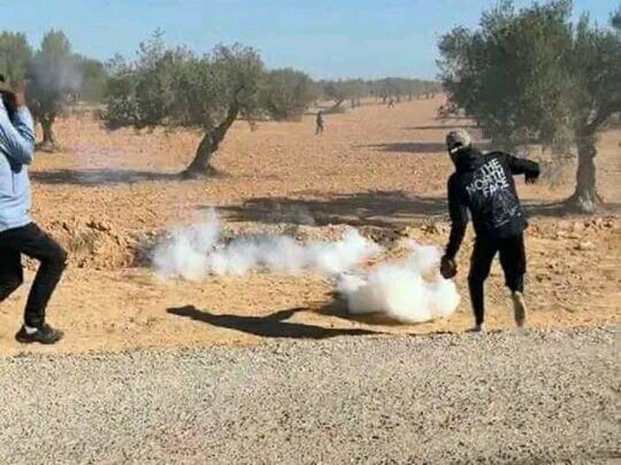 تونس.. الشرطة تطلق الغاز لتفريق محتجين قرب مكان انعقاد قمة الفرانكفونية