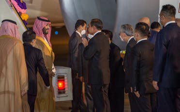 Saudi Crown Prince Mohammed bin Salman arrives in Thailand. (SPA)