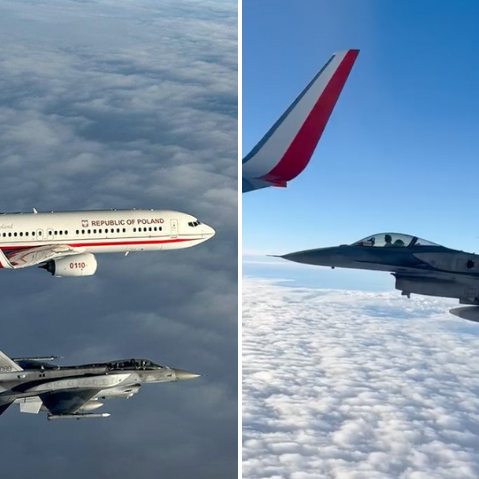 منتخب بولندا سافر إلى قطر بحراسة مقاتلات إف-16