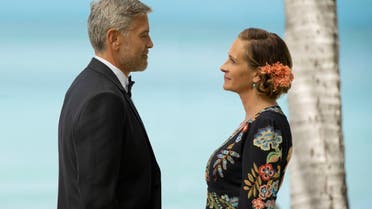 George Clooney and Julia Roberts in Ticket to Paradise. Courtesy of Vince Valitutti/Universal Pictures