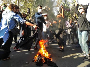 من الاحتجاجات الإيرانية 