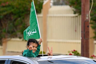 Saudi fans celebrate in Jeddah after Saudi Arabia's historic win against Argentina at the World Cup. (Twitter)