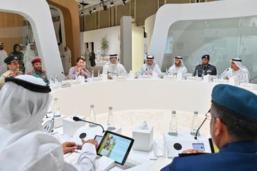 Senior government officials discuss food security in the UAE. (WAM)